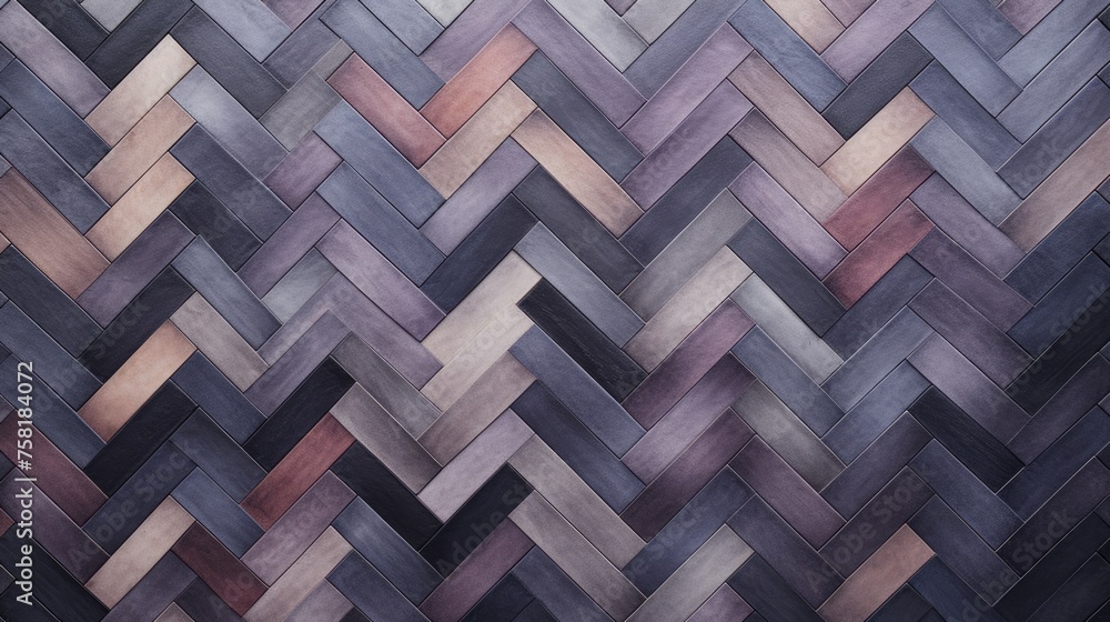 Poster geometric background with herringbone patterns
