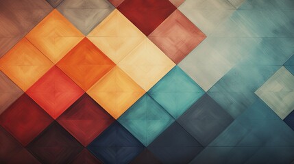Geometric background with rhombus shapes