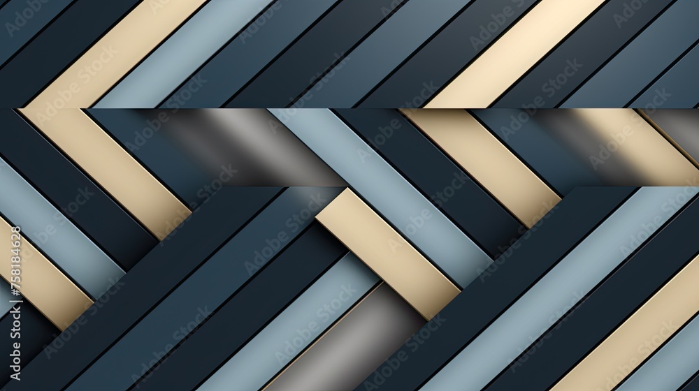 Poster geometric background with striped patterns
