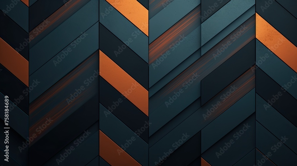 Poster geometric background with striped patterns