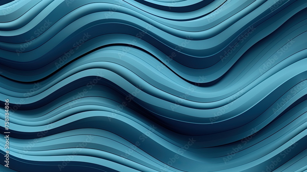 Poster geometric background with wave patterns