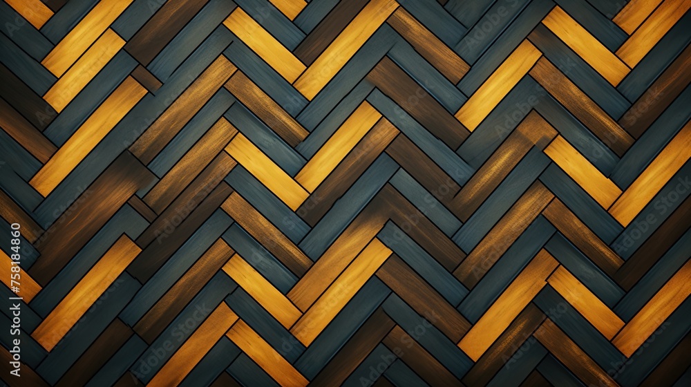Poster geometric background with zigzag patterns