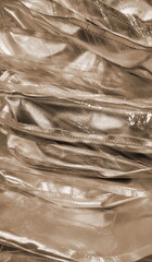 Metallic Gold Fabric Texture with Elegant Folds