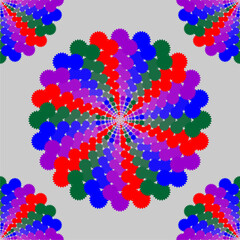 mandala pattern artwork for colorful background