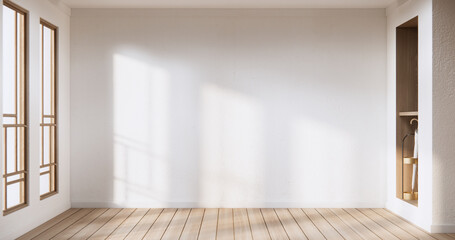 Shelf wall room zen style and decoraion wooden design, earth tone.