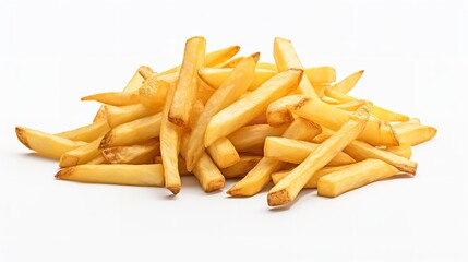 Tasty Potato Fries Heap (Cut Out) - 8K Resolution

 - obrazy, fototapety, plakaty
