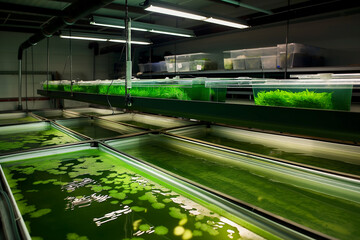 algae farming for dietary supplement production - 758202445