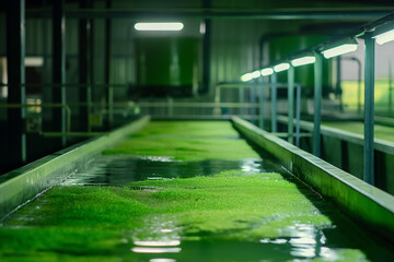 algae farming for dietary supplement production - 758202493