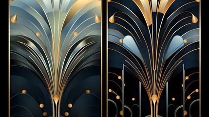 Art Deco panels