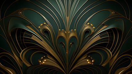 art deco abstract background