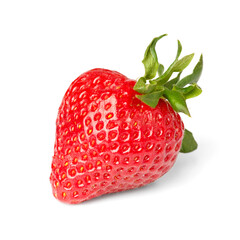 Strawberry isolated on white background.