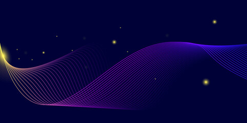 abstract background with stars. Data technology abstract futuristic illustration low poly shape with connecting dots and lines on dark background. background design. Vector design. Illustration.