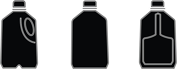 Measuring Galloon fill icons set. filed isolated icons on white background .