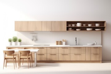 Modern kitchen interior design, perfect for home decor projects