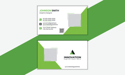 Simple Business Card Design Layout