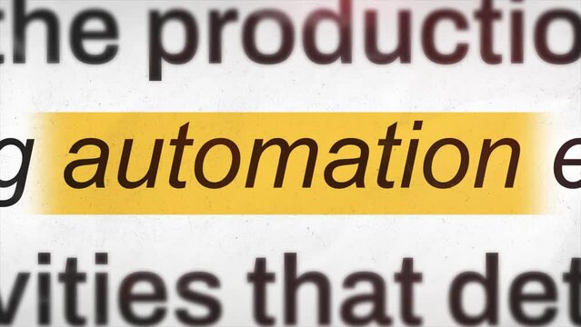 Automation text news