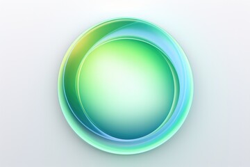 Colorful circular object on a white background. Great for design projects