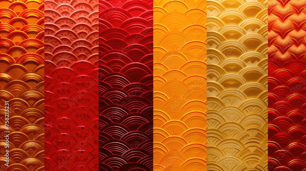 Poster close up of a wall with vibrant colors, perfect for background use