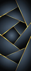 abstract black and gold luxury background with abstracts