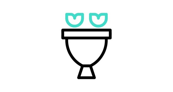 trophy cup icon icon animation video