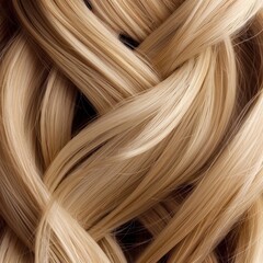 Close-Up of Blonde Hair