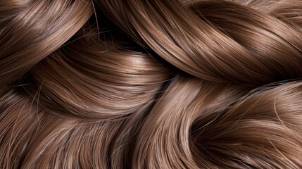 Fototapeta premium Close-Up of Wavy Hair Texture