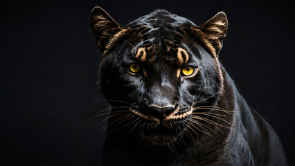 Obraz premium Portrait of black panther 