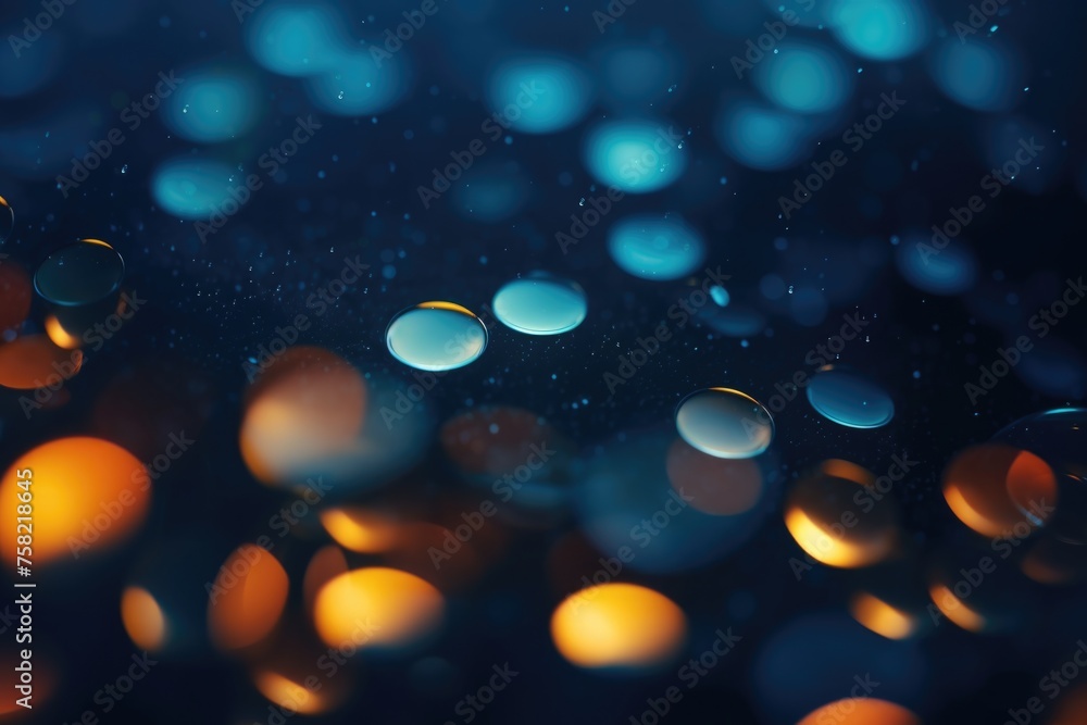 Aufkleber Colorful bubbles floating in the air, perfect for adding a playful touch to any project