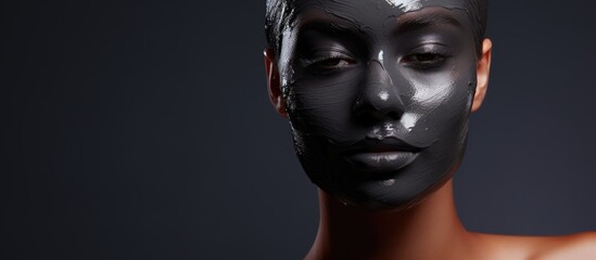 Stylish Woman Wearing Trendy Black Face Mask Making a Fashion Statement - Powered by Adobe