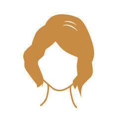 beautiful hair style,vector