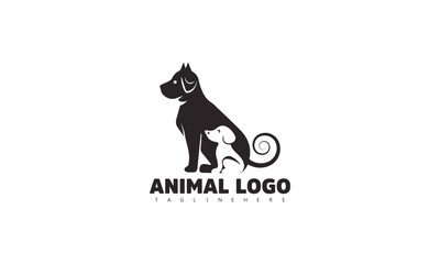 Iconic logo symbolizing love for pets, with playful imagery and vibrant colors.
