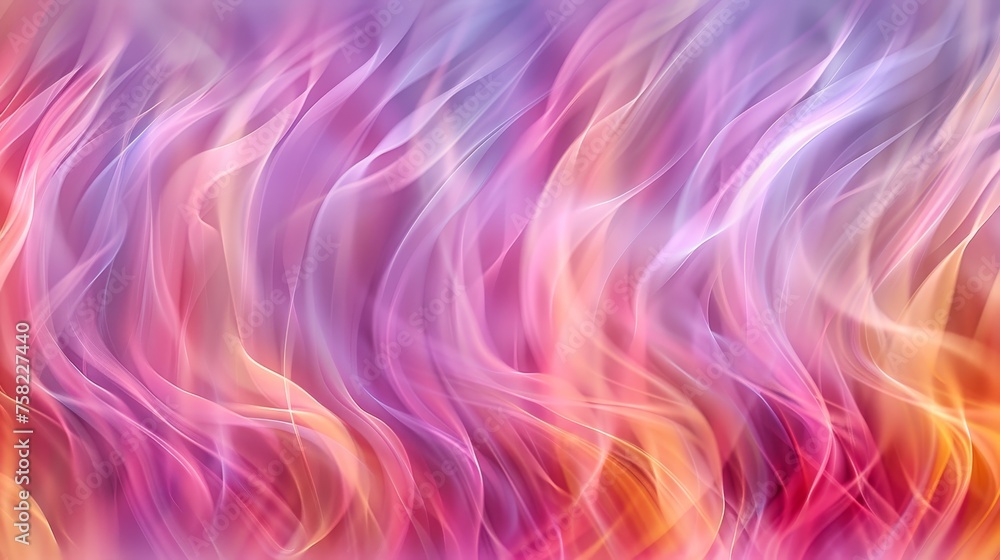 Poster ethereal spring blooms abstract pattern in plantation for unique background designs