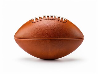 an american football on a white background