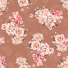 seamless flower pattans pattern . seamless floral colorful flower 