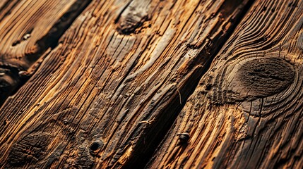 Woody Texture: An Image Capturing the Rough and Grainy Surface of Wood.
