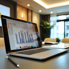 Tablet at a Business Presentation generative ai