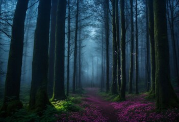 Fototapeta premium morning in the woods