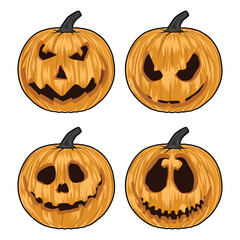 Halloween Pumpkin vector illustration