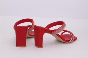 picture of a women's footwear, heel sandal