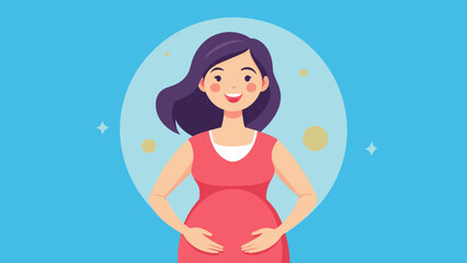 Obraz na płótnie Canvas Pregnancy vector illustration