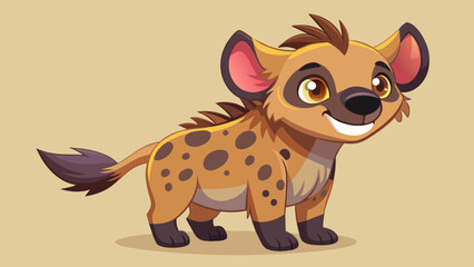cartoon-happy-meerkat vector illustration