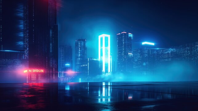 WALLPAPER, cyberpunk, futuristic scene