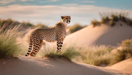 Foto op Aluminium Cheetah in dunes © Bhaiyaji