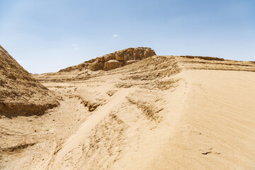 Fototapeta na wymiar Qinghai Haixi Dachaidan original wind erosion landform