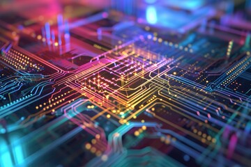 quantum circuits designed for specific computational tasks - obrazy, fototapety, plakaty