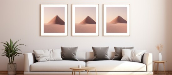 Set of 3 printable minimalist designs for decorating bedroom, living room, and office.