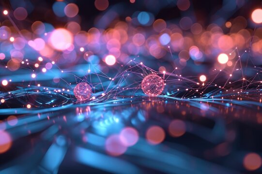 entangled qubits sharing information regardless of distance