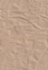 Seamless battered kraft paper texture. Grunge rough natural page. Vertical portrait orientation.