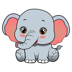 Elefante Bebe - Elefante Feliz © Ignacio HD