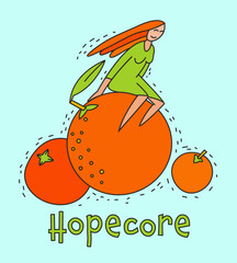 Hopecore aesthetic, philosophy based on hope and humanity. - 758256456